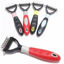 Pet Fur Knot Cutter Remove Rake Grooming Shedding Brush Comb Rake Dog Cat 2024 - buy cheap