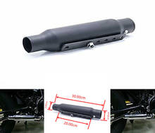 Universal Black Exhaust Pipe Silencer Mufflers For Motorcycle Harley Cafe Racer 2024 - buy cheap