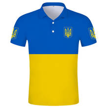 Ukraine Polo Shirt Diy Free Custom Made Name Number Ukr Polo Shirt Nation Flag Ukrainian Country Ukrayina  Print Photo Clothes 2024 - buy cheap