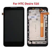 5.0" For HTC Desire 516 LCD Display Touch Screen with Frame Digitizer Assemble For HTC Desire 516 Display For HTC 516 with Frame 2024 - buy cheap