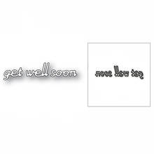 New Get Well Soon Word Manuscript 2020 Metal Cutting Dies for DIY Scrapbooking and Card Making Decor Embossing Craft No Stamps 2024 - buy cheap