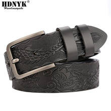 New Arrival Fashion China Dragon Style Belt  Artistic Designer Belt High Quality Genuine Leather Belts for Men Quality Assurance 2024 - buy cheap