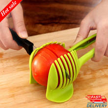 Cortador redondo de plástico para frutas, utensilio de cocina perfecto para cortar Limón, cebolla, tomate y patatas, 1 unidad 2024 - compra barato