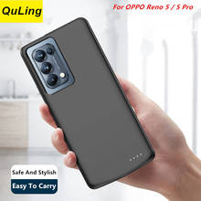 QuLing-funda de batería de 6800 Mah para OPPO Reno 5 5 Pro, cargador de batería, funda de batería externa para OPPO Reno 5 Pro 2024 - compra barato
