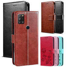 Case For Alcatel 3X 5061 4 Camera Leather Flip Cover PU Stand Magnetic Wallet Case For Alcatel 3X 2020 Protector Capa Card Slot 2024 - buy cheap