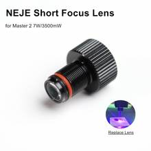 Neje lente de foco curto óptico para master 2, 7w/3500mw, cabeça de laser para máquina de gravação, acessórios de substituição 2024 - compre barato