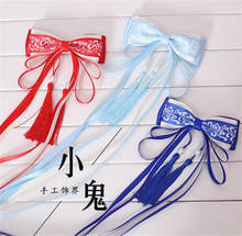 Chinese style Bow Tassel Hair pin Cosplay Hair Accessories Hanfu Kimono Accessory Lolita Women Headwear Side clip B569 2024 - buy cheap