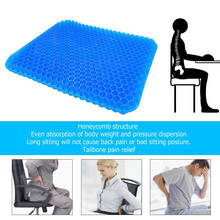 Cojín de Gel Doble modificado para aliviar la presión, silla para aliviar el dolor de la espalda y el hueso de la espalda, y la Oficina para el hogar, novedad 2024 - compra barato