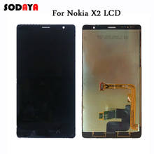 For NOKIA X2 LCD Display Touch Screen Replacement For NOKIA X2 Dual RM-1013 RM-1014 X2DS LCD Screen Free Shipping 2024 - buy cheap