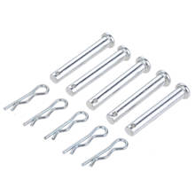 DRELD 5 Pairs M8*50mm Stainless Steel Clip Hitch Pin Clevis Fastener For Farming Machine Air Cool Diesel Engine Accessories 2024 - buy cheap