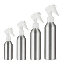 Botella de Metal con atomizador vacío recargable, frasco de aluminio de 50ML/100ML/150ML/250ML, pulverizador cosmético para estilismo del cabello 2024 - compra barato