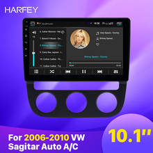 Harfey Android 9,1 Автомобильный gps Радио 10,1 дюймов для 2006-2010 Фольксваген Sagitar Авто A/C с HD сенсорным экраном Поддержка Carplay TPMS 2024 - купить недорого