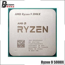 AMD Ryzen 9 5900X R9 5900X 3,7 ГГц двенадцать-Core 24-нить Процессор процессор 7NM L3 = 64M 100-000000061 гнездо AM4 2022 - купить недорого