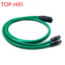 Топ-Hi-Fi пара Тип-змея-1 RCA к XLR Сделано в Китае сбалансированный аудио кабель RCA штекер XLR Мужской Соединительный кабель с Макинтош США-кабель 2024 - купить недорого