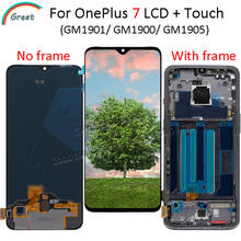 Pantalla LCD OLED para Oneplus 7, montaje de digitalizador con Panel táctil, repuesto para Oneplus 7, con Marco, GM1901, GM1900 2024 - compra barato