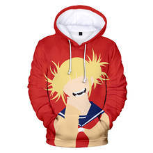 Himiko Toga 3D Hoodies My Hero Academia Cosplay Hoodies Fashion Sweatshirts Men Women Hoodies Harajuku Kawaii Oversized Hoodies 2024 - buy cheap