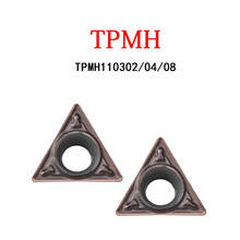 TPMH TPMH11 110302 TPMH110302 TPMH110304 TPMH110308 10 шт./корт. Оригинальные карбидные вставки эффективные и прочные для токарного станка 2024 - купить недорого