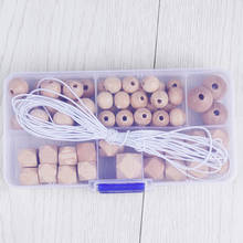 Natural Beech Wooden Beads Charm Round Loose Spacer Wood Beads For Handmade Jewelry Making DIY Bracelet Crafts Accessories 2024 - buy cheap