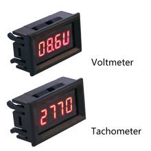 2 in 1 LED Tachometer Gauge Digital RPM Voltmeter for Auto Motor Rotating Speed   2024 - buy cheap