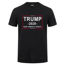 Футболка с коротким рукавом для мужчин и женщин, Республиканская хлопковая рубашка с Президентом США, Дональдом Трампом, надписью «Keep America Great», лето 2020 2024 - купить недорого