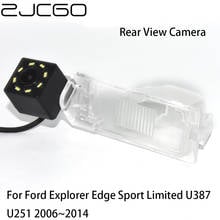 ZJCGO CCD HD Car Rear View Reverse Back Up Parking Night Vision Camera For Ford Explorer Edge Sport Limited U387 U251 2006~2014 2024 - buy cheap