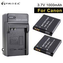 Palo 2 pces novo NB-8L em baterias digitais câmera bateria + carregador para canon powershot a3300 a3200 a3100 a3000 a2200 a1200 é ect 2024 - compre barato