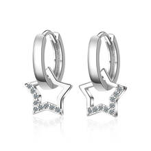 Fashion Crystal Star Stud Earring For Women Wedding Party Jewelry Accessories Brincos pendientes eh1085 2024 - buy cheap