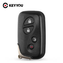KEYYOU 2/3/4 кнопки новый для Lexus GS430 ES350 GS350 LX570 IS350 RX350 IS250 ключ крышка TOY48 Замена Автомобильный смарт ключ-Брелок чехол 2024 - купить недорого