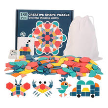 Детская деревянная настольная игра-головоломка детские Монтессори обучающие игрушки для детей От 4 до 6 лет развития интеллекта 2024 - купить недорого