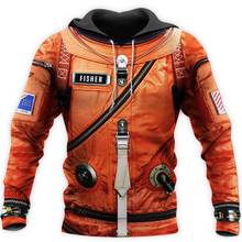 Spacesuit-Sudadera con capucha 3D AOP para hombre, ropa de calle, Jersey, chaqueta informal, ropa deportiva Unisex, novedad 2024 - compra barato