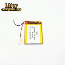 10 Uds [SD] 3,7 V,600mAH,[404040] batería de iones de litio/polímero de litio para juguete, Banco de energía, GPS,mp3,mp4, teléfono móvil, altavoz 2024 - compra barato