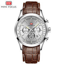 MINI FOCUS Sport Watch Men Luxury Brand Leather Strap Multifunction Watches Mens 2021 Fashion Casual Clocks мужские часы Gift 2024 - buy cheap
