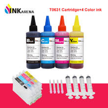 INKARENA T0631 XL Ink Cartridge For Epson Stylus C67 C87 C87 Plus CX3700 CX4100 CX4700 CX5700F CX7700 + 4 Color Refill Ink Kits 2024 - buy cheap