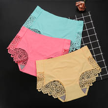Sexy Lace Panties Seamless Women Underwear Briefs Nylon Silk for Ladies Bikini Cotton Transparent Lingerie1pcs set 2024 - buy cheap