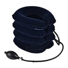 Cervical Neck Traction 3 Layer Inflatable Air  Device Soft Neck Collar Pillow Pain Stress Relief Neck Stretcher Support Cushion 2024 - buy cheap