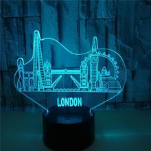 Popular Creative Usb Star Night Light Gift Building 3d Night light Customized Colorful Usb Visual Touch Desk Lamp 2024 - buy cheap