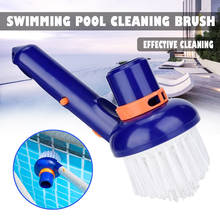 Swimming Pool Vacuum Cleaner Nylon Suction Head Brush Bottom Ground Cleaning Tool Blue Round 2024 - buy cheap