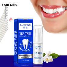 Эссенция для отбеливания зубов чайного дерева, гигиена полости рта, чистящая сыворотка, удаляет пятна от зубного налета, свежее дыхание, отбеливание зубов 2024 - купить недорого