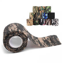 5cm x 4.5m exército camo caça ao ar livre tiro envoltório cego camuflagem stealth fita envoltório impermeável durável quente acampamento camo envoltório 2024 - compre barato