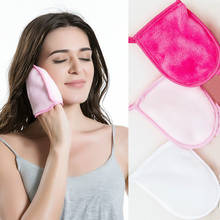 Reusable Makeup Remover Glove Facial Cleansing Glove Microfiber Soft Face Cleanser Towel Pads Face Deep Cleaning Skin Care Tools 2024 - buy cheap