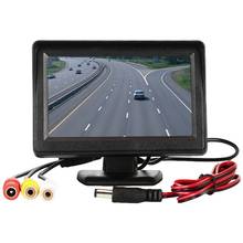 2 Din Car Monitor For Rear View Camera 4.3 Inches TFT LCD Display Reverse Camera Monitor HD Digital Color Video Input Screen PAL 2024 - buy cheap