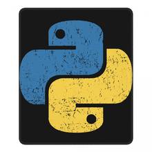 Vintage Python Awesome Mouse Pad Distressed Programming Programmer Developer Non-Slip Mat Pads Rubber PC Table Decoration Cover 2024 - buy cheap