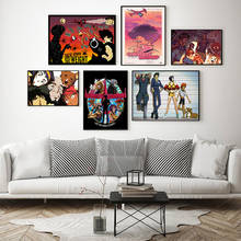 Pintura de imagens do bebop do anime nórdico, poster modular de tela, decoração para casa, sala de estar 2024 - compre barato