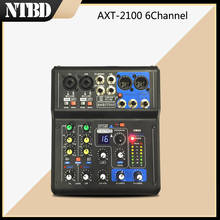 NTBD Professional Mini Karaoke Microphone Mixer 6 Channels 8 Channels USB Sound Card 16 DSP Sound Console Equipment DJ 2024 - buy cheap
