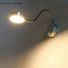 Светодиодный светильник гибкий светодиодный настенный светильник 5 Вт 360 градусов Регулируемая прикроватная лампа для спальни лампа для ванной студенческий стол настенная лампа для чтения 2024 - купить недорого