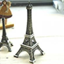 1Pc 15cm Home Decoration Romantic Paris Eiffel Tower Metallic Metal Model Figurines Home Decoration Accessories Wholesale 2024 - buy cheap