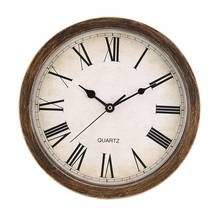 Vintage Wall Clock Safe Box Secret Storage Box Safe Money Jewelry Valuables Storage Box Home Decoration LESHP 2024 - buy cheap