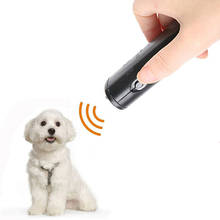 Dispositivo antiladridos 3 en 1 para perros, repelente ultrasónico para perros, Control de ladridos, suministros de entrenamiento con linterna LED 2024 - compra barato