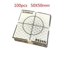 Sokkia-lámina reflectante para objetivo de cinta, 100 Uds., tamaño 20, 30, 40, 50 y 60mm 2024 - compra barato