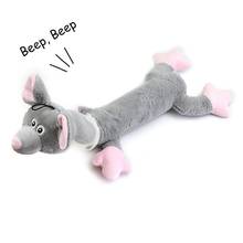 1pc Pet Bite Toy Creative Lovely Cartoon Mouse Shape Plush Pet Sound Toy Pet Chew Toys For Dog Pet Supplies Dog Favors 2024 - buy cheap